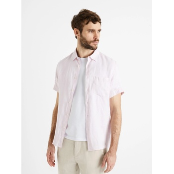Celio Светлорозова мъжка ленена риза Celio Damarlin Celio | Rozov | МЪЖЕ | S