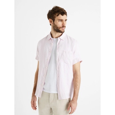 Celio Светлорозова мъжка ленена риза Celio Damarlin Celio | Rozov | МЪЖЕ | S