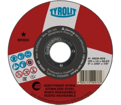TYROLIT Basic A60R-BFB