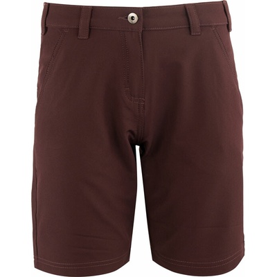 Alpine Pro dámske šortky Jacoba vínová