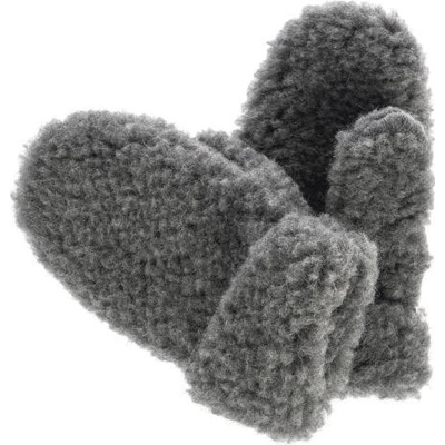 Jako v peřince rukavice z ovčí vlny grafitové