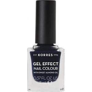 KORRES Лак с гел ефект с бадемово масло, Korres Gel Effect Nail Colour 88 Steel Blue 11ml