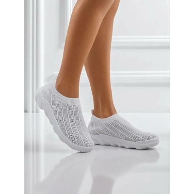 Resti Women's Slip-On Fabric Sports Shoes Perrey bílá hnědá