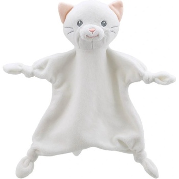 Image 1 of The Puppet Company - Бебешка кърпа за гушкане Коте, серия Wilberry ECO Comforters