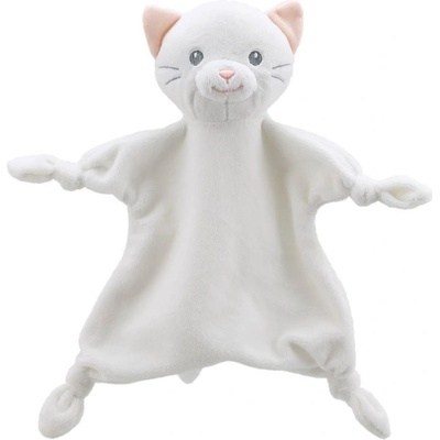 The Puppet Company - Бебешка кърпа за гушкане Коте, серия Wilberry ECO Comforters