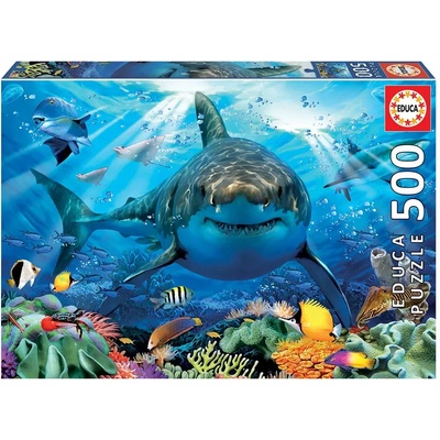 Educa - Puzzle Great White Shark - 500 piese