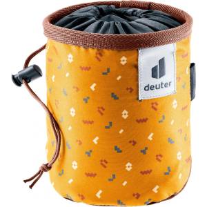 Deuter Торбичка за магнезий Deuter Gravity Chalk Bag I Chalk bag - Cinnamon Blocks / Umbra - размер One Size (335-0601-0511)