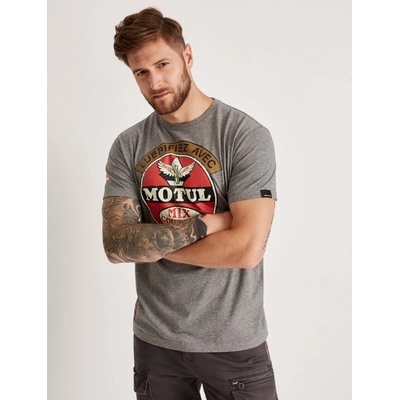 Motul tričko s logom grafitové