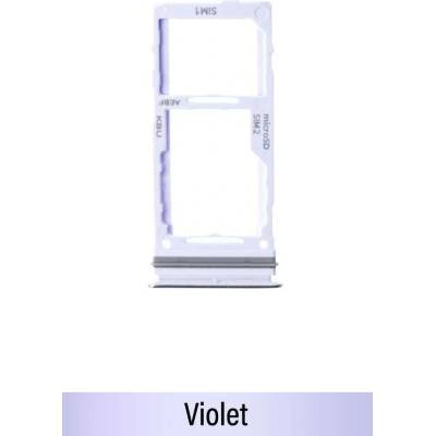 Držák (šuplík) SIM Samsung A526, A525 Galaxy A52 5G, A52 4G violet