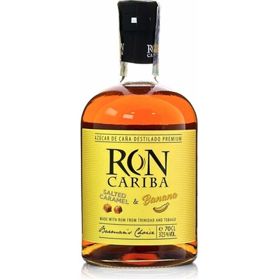 Ron Cariba Salted Caramel & Banana 37,5% 0,7 l (holá láhev)