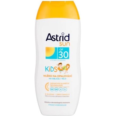 Astrid Sun Kids Face and Body Lotion SPF30 водоустойчив бебешки слънцезащитен лосион за тяло и лице 200 ml