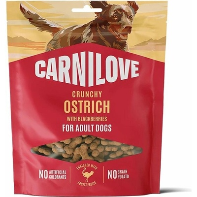 CARNILOVE Crunchy Ostrich with blackberries 200 g