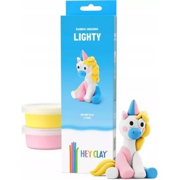 TM Toys Hey Clay: Фигура на еднорог Лайти (HCL30136CEE)
