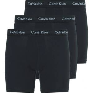 Calvin Klein Боксерки Calvin Klein CalvinKlein 3 Pack Boxer Briefs - Black/Black Wb
