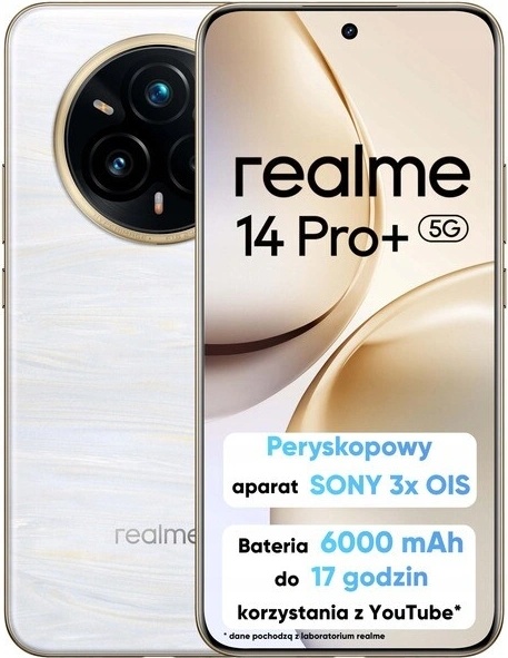 realme 14 Pro+ 5G 8GB/256GB Pearl White od 373,5 € - Heureka.sk