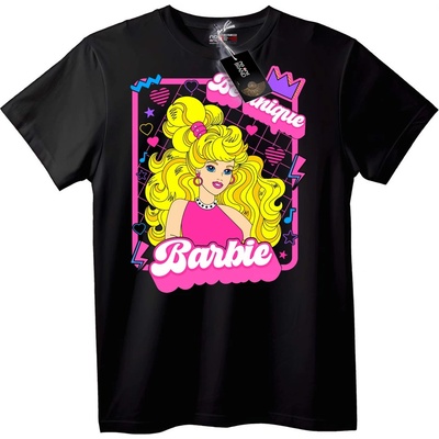NOONEBRAND Тениска Barbie Розова Сила - 2XL, Black
