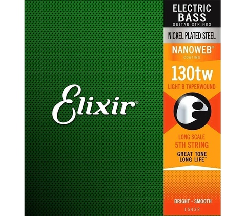 Elixir 130 Nanoweb Single String Medium B 15432