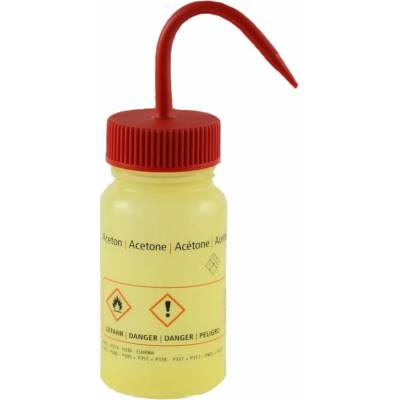 Vytlačovací láhev LDPE 500 ml s nápisem ACETON, široké hrdlo GL 50 mm