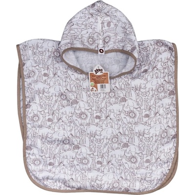 XKKO BMB Bambusové pončo Safari W Atmosphere