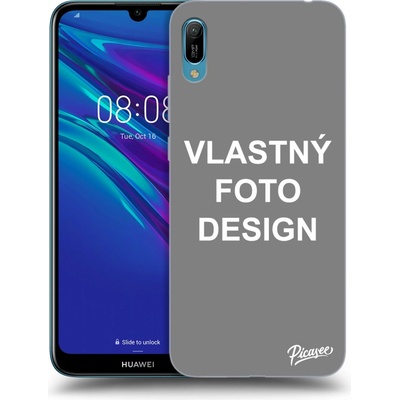 Púzdro Picasee silikónové Huawei Y6 2019 Vlastný design/motiv čiré