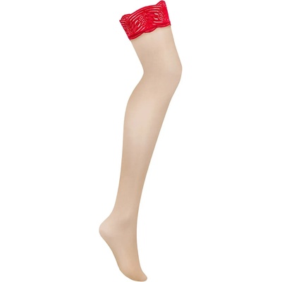 Obsessive Mellania Stockings Red S/M