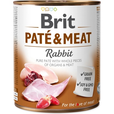 Brit Paté & Meat Rabbit 0,8 kg