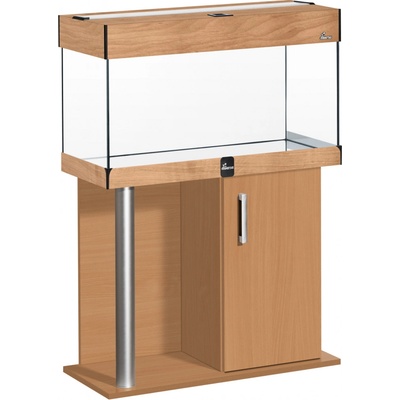Diversa Comfort LED akvarijní set rovný hliník buk 180 l