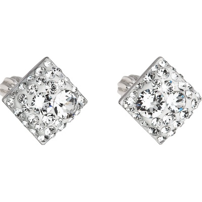 Pavona pecka s krystaly Swarovski bílý kosočtverec 31169.1