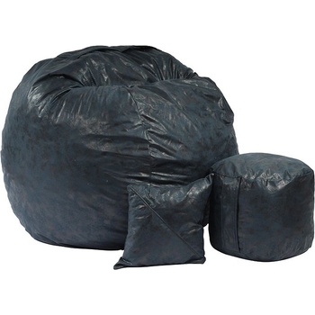 Image 1 of PUFRELAX Комплект, Барбарон, с табуретка за крака и декоративна възглавница, 700л. King Size, Before Dawn, Перящ се калъф, Трансформира се в легло, Пълнеж с микс от мемори пяна и дунапрен, Гама Premium, 8455 (PUF-M-KOP-PT-BED)