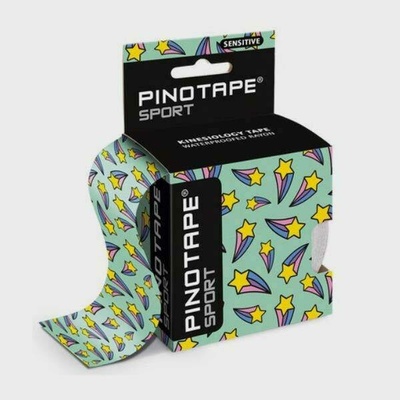 Pino Tape Tejpovací páska pro citlivou pokožku Sensitive padající hvězdy 5 cm x 5 m