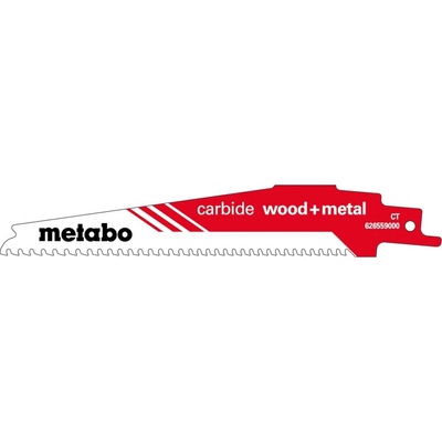 Metabo Šavlová pila listů CARBIDE WOOD + METAL 626559000 Délka řezacího listu 150 mm