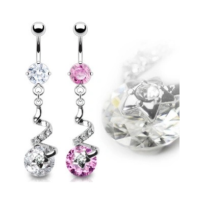 Marre piercing do pupíku s ozdobou HWNSR9576