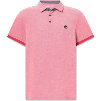 Timberland Мъжка поло тениска Timberland Baboosic Brook Oxford Short Sleeve Polo shirt - American Beauty - размер 3XL (216-6057-0516)