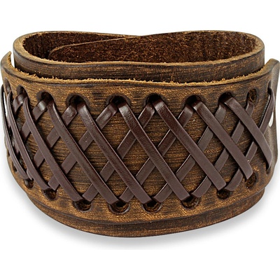 Steel Edge kožený SESL0215 hnědá