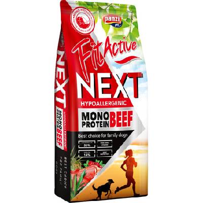 FitActive Next Hypoallergenic Monoprotein - говеждо с червени боровинки 15 кг