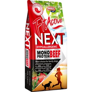 Panzi FitActive Next Hypoallergenic Mono Protein beef with cranberries 15 kg