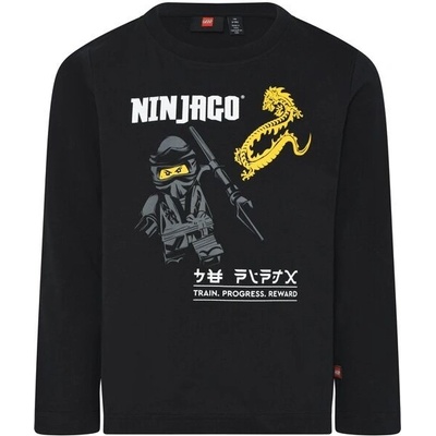LEGO® kidswear LWTAYLOR 624 chlapecké tričko s dlouhým rukávem černá