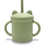 MyFRIEND СИЛИКОНОВА ЧАША ДРЪЖКИ+СЛАМКa natural fresh green (10230660004)