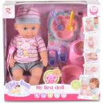 Tutu love Пишкаща кукла Tutu love - С обувки, гърне и прибори, 31 cm, Асортимент (108397)