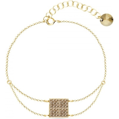 Spark zlatý se Swarovski Elements Kingdom BGROLOFM6GS Golden Shadow