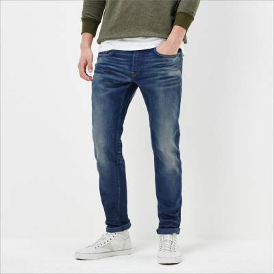 G Star Raw 3301 Slim Pánské Džíny modrá