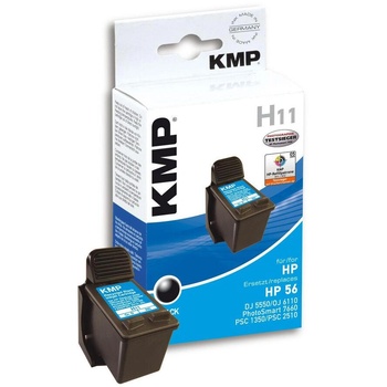 Compatible Kmp h11 мастилена касета hp c6656ae, черна (0995,4561)