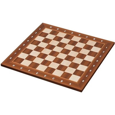 Šachovnice dřevěná London hnědá s popisem 50 mm – Zboží Dáma
