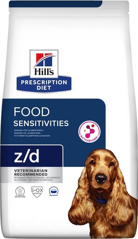 Hill's Prescription Diet Z/D Alergie a péče o kůži granule pro psy 10 kg Hill's Prescription Diet Z/D Alergie a péče o kůži granule pro psy 10 kg