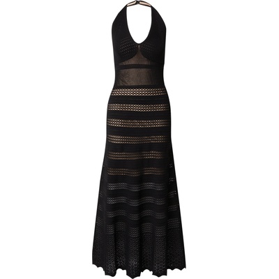 TWINSET Плетена рокля черно, размер XL