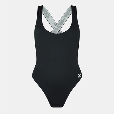 Off White Women's Scoop Neck Swimsuit - Black