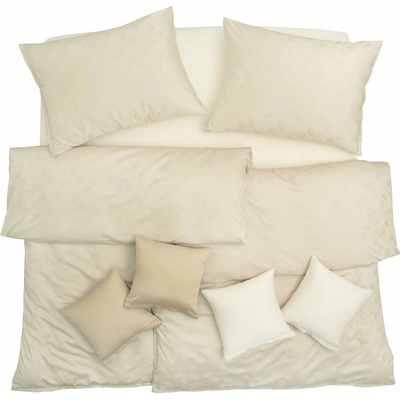 SCANquilt Obliečky Exclusive Tencel plus pierka béžová 140x200 70x90