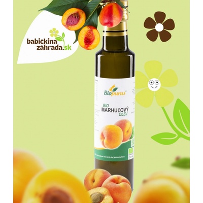 Biopurus Marhuľový olej BIO 0,25 l