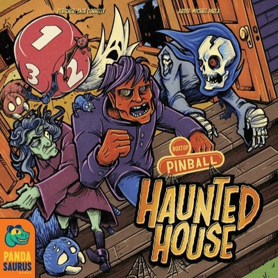 Pandasaurus Games boxtop Pinball: Haunted House EN