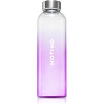 Notino Sport Collection Glass water bottle стъклена бутилка за вода Purple 500ml